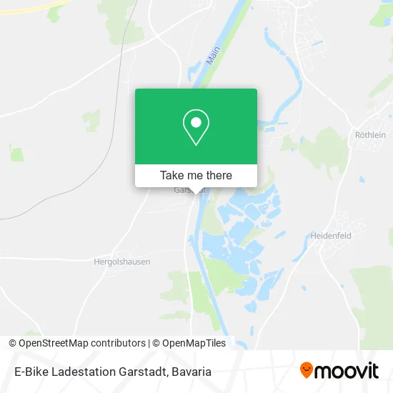 Карта E-Bike Ladestation Garstadt