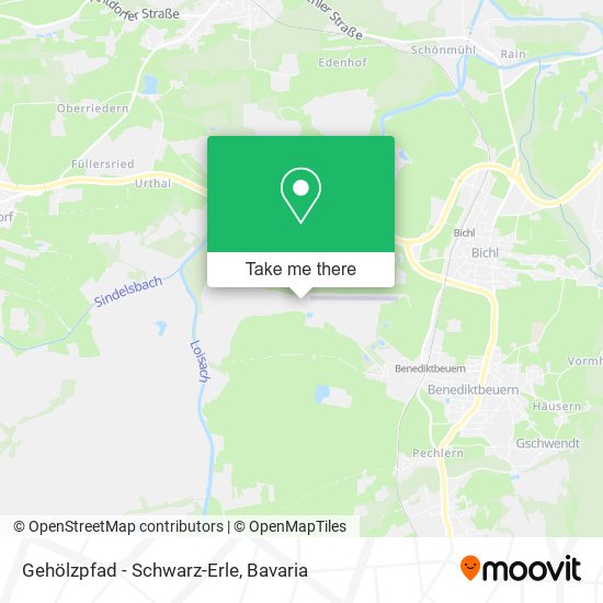 Gehölzpfad - Schwarz-Erle map