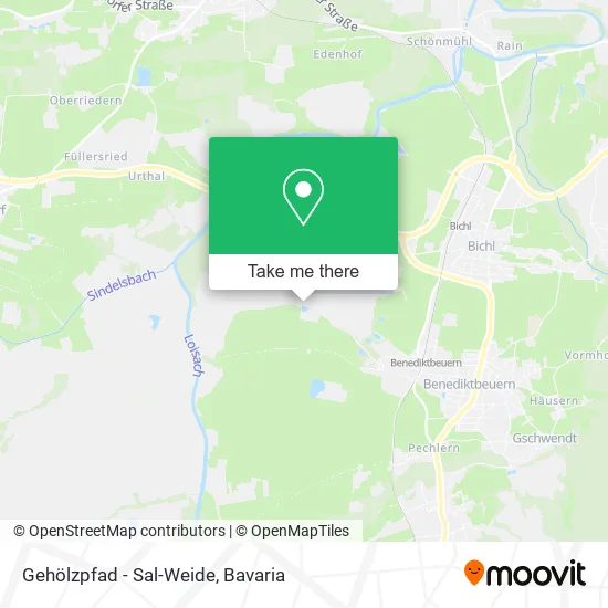 Карта Gehölzpfad - Sal-Weide