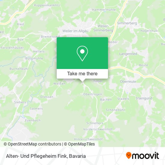 Alten- Und Pflegeheim Fink map