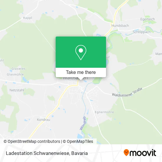 Карта Ladestation Schwanenwiese