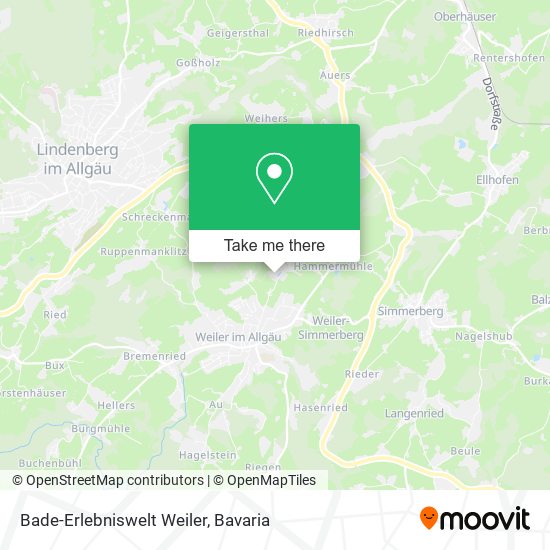 Bade-Erlebniswelt Weiler map