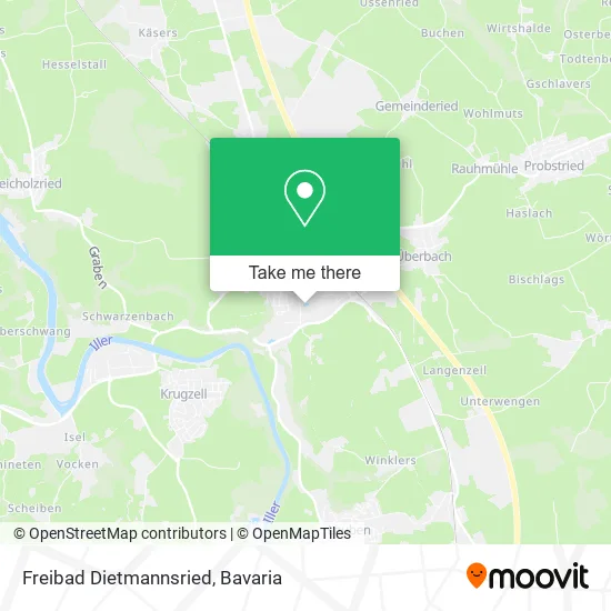 Карта Freibad Dietmannsried