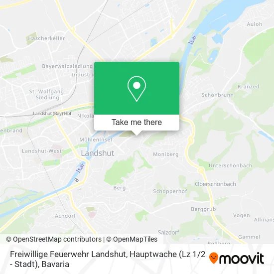 Карта Freiwillige Feuerwehr Landshut, Hauptwache (Lz 1 / 2 - Stadt)