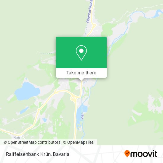 Raiffeisenbank Krün map