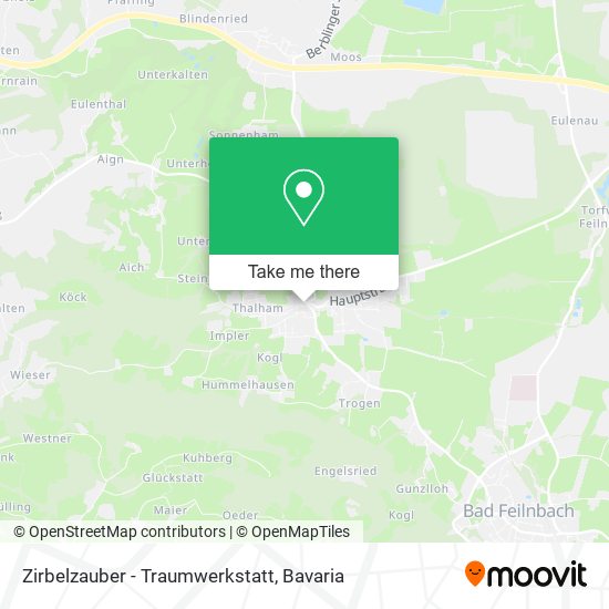 Zirbelzauber - Traumwerkstatt map