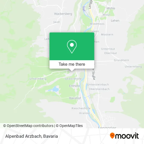 Карта Alpenbad Arzbach