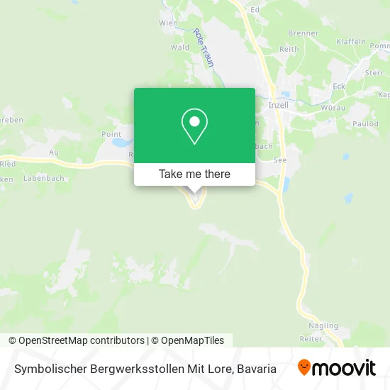 Карта Symbolischer Bergwerksstollen Mit Lore