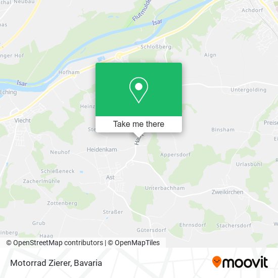 Motorrad Zierer map