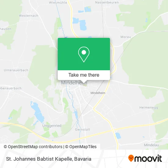 St. Johannes Babtist Kapelle map