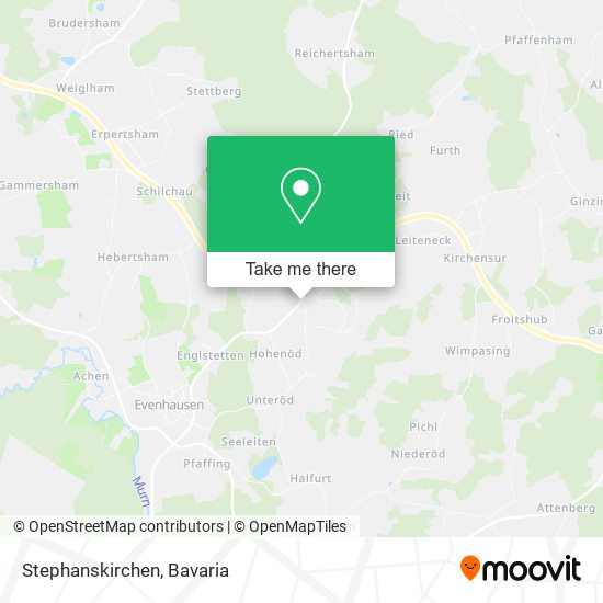 Карта Stephanskirchen
