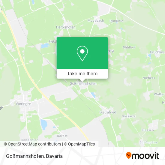 Карта Goßmannshofen