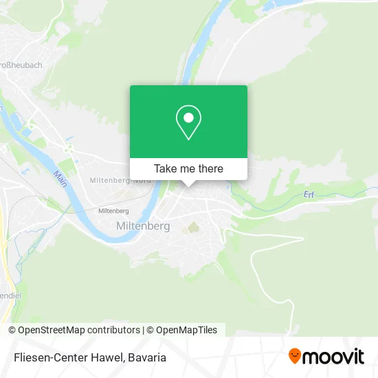 Карта Fliesen-Center Hawel