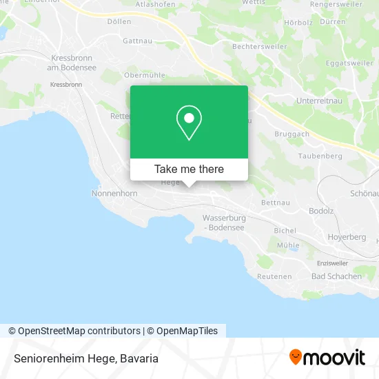 Карта Seniorenheim Hege