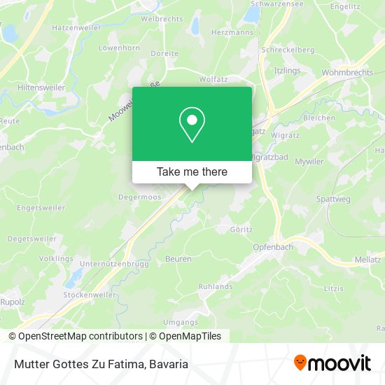 Mutter Gottes Zu Fatima map