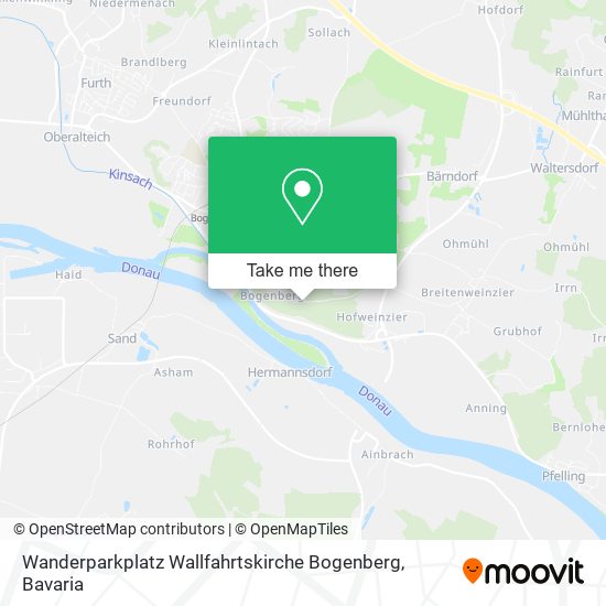 Wanderparkplatz Wallfahrtskirche Bogenberg map