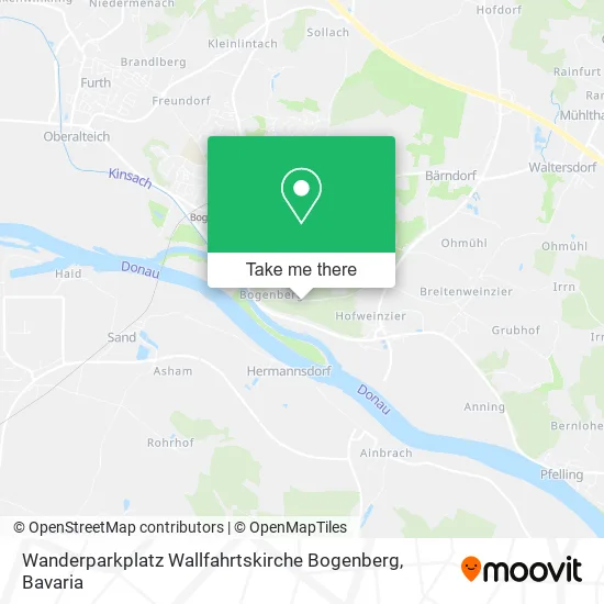 Карта Wanderparkplatz Wallfahrtskirche Bogenberg