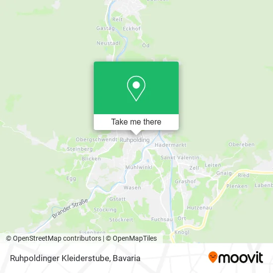 Карта Ruhpoldinger Kleiderstube