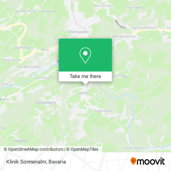 Карта Klinik Sonnenalm