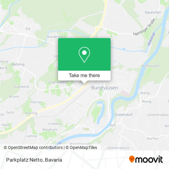 Parkplatz Netto map