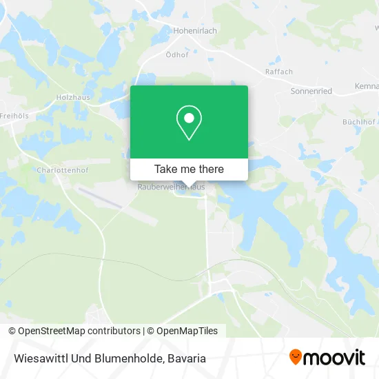 Карта Wiesawittl Und Blumenholde