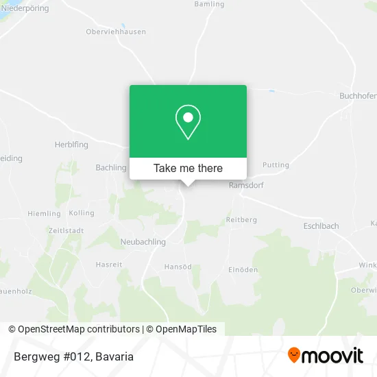 Карта Bergweg #012