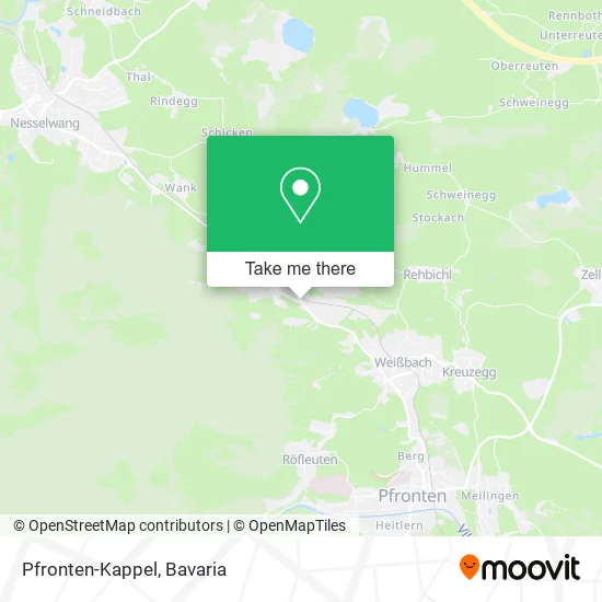 Карта Pfronten-Kappel