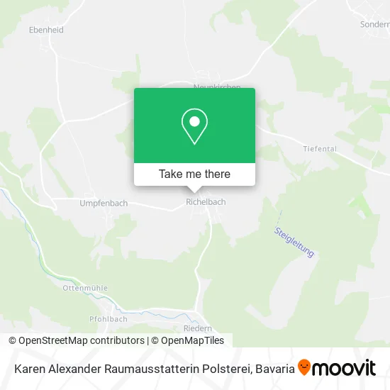 Карта Karen Alexander Raumausstatterin Polsterei