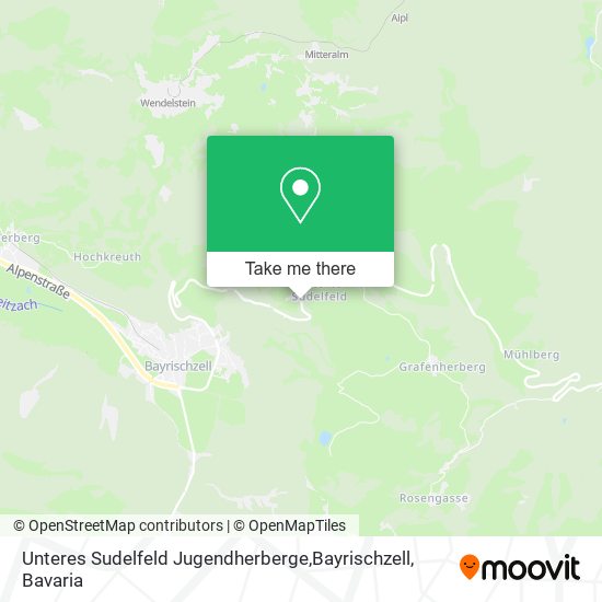 Unteres Sudelfeld Jugendherberge,Bayrischzell map