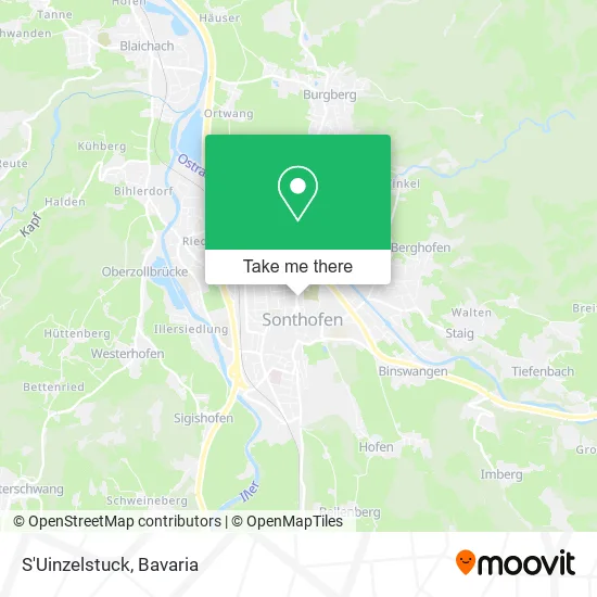 Карта S'Uinzelstuck