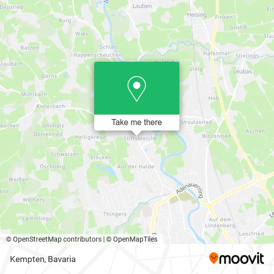 Карта Kempten