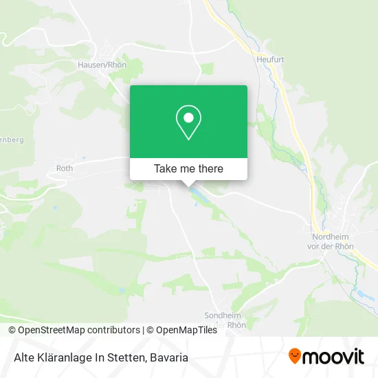 Карта Alte Kläranlage In Stetten