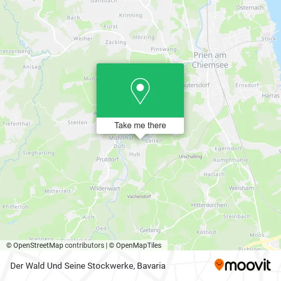 Карта Der Wald Und Seine Stockwerke