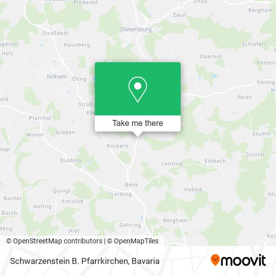 Schwarzenstein B. Pfarrkirchen map