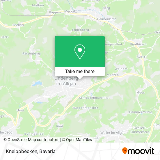 Карта Kneippbecken