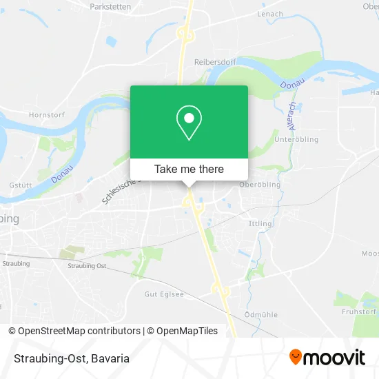 Straubing-Ost map