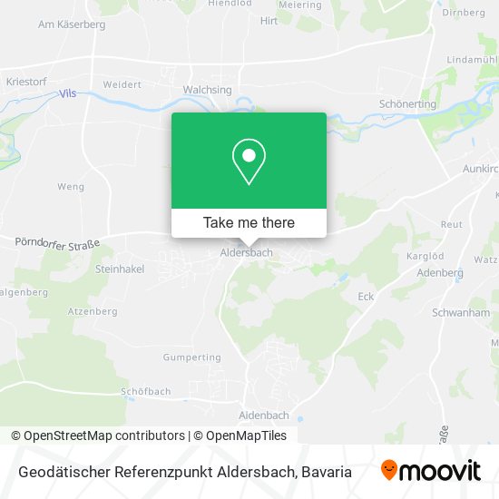 Geodätischer Referenzpunkt Aldersbach map