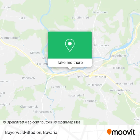 Карта Bayerwald-Stadion