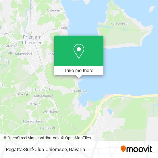 Regatta-Surf-Club Chiemsee map