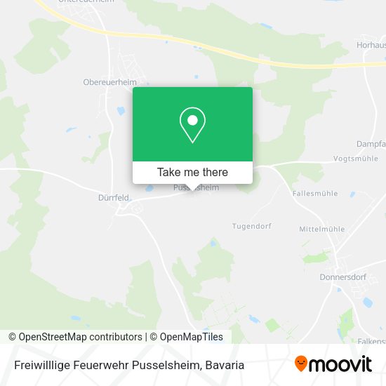 Карта Freiwilllige Feuerwehr Pusselsheim