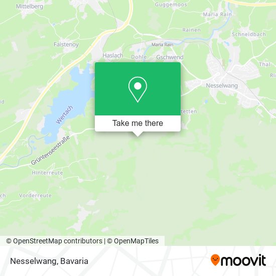 Nesselwang map