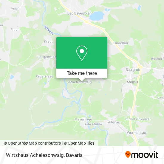 Карта Wirtshaus Acheleschwaig