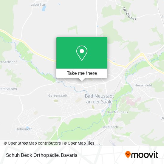 Schuh Beck Orthopädie map