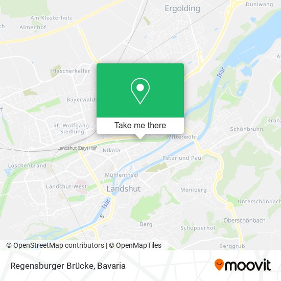 Regensburger Brücke map