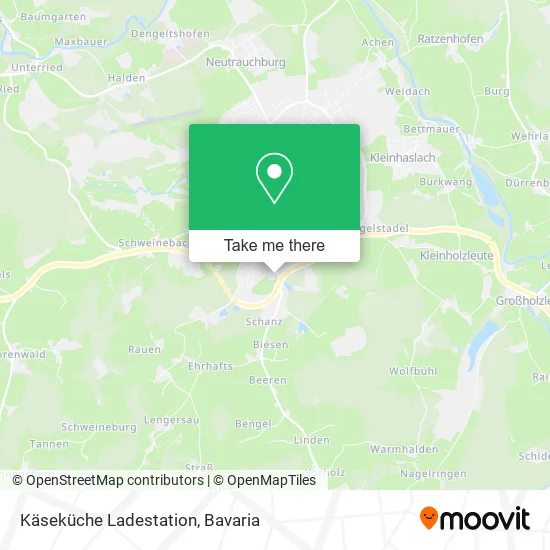 Карта Käseküche Ladestation