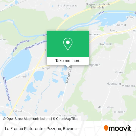 Карта La Frasca Ristorante - Pizzeria