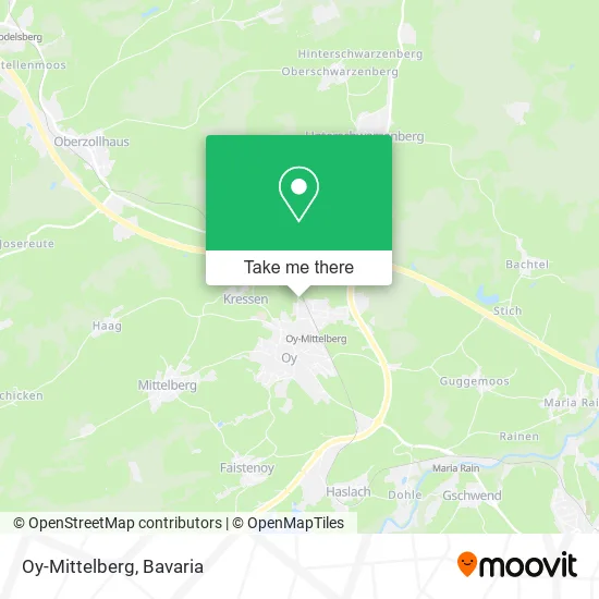 Карта Oy-Mittelberg