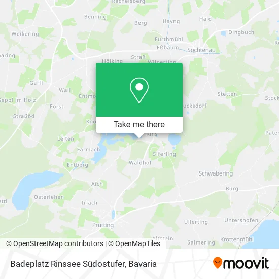 Карта Badeplatz Rinssee Südostufer