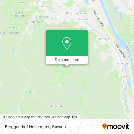 Карта Berggasthof Hohe Asten