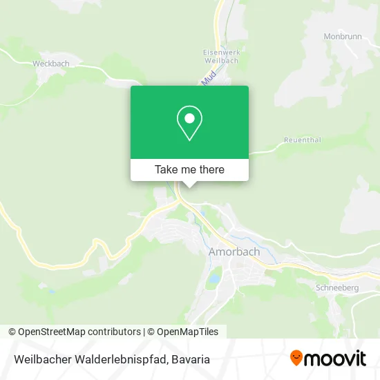 Карта Weilbacher Walderlebnispfad